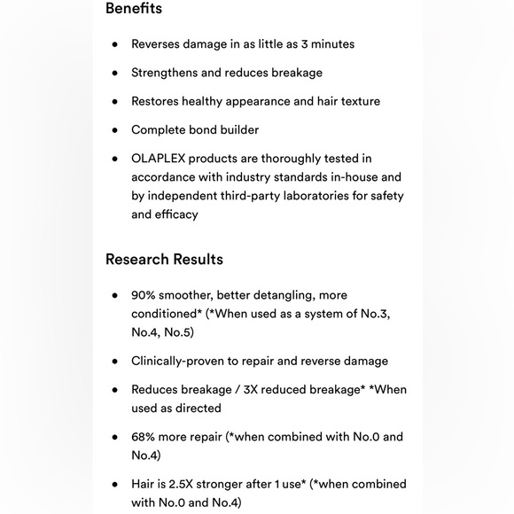 $8 π Olaplex No 3 Hair Perfecter Reduces Breakage π - Picture 4 of 5